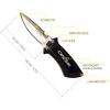 imageCressi Short Blade Knife for Scuba Diving and Spearfishing with QuickRelease Sheath ampamp Hose Holder  Lima designed in ItalyBlack