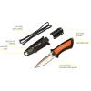 imageCressi Short Blade Knife for Scuba Diving and Spearfishing with QuickRelease Sheath ampamp Hose Holder  Lima designed in ItalyBlackOrange