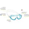 imageCressi Wide View Swim Mask for Kids Aged 2 3 4 5 6 7 Years Old  Baloo Made in ItalyBlueWhite