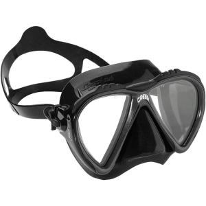 imageCressi Sub Lince 2 Lens Scuba Diving Silicone Mask for Smaller Faces BlackBlack