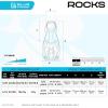 imageCressi Kids Snorkeling Set Short Adjustable Fins Silicone Mask and Dry Snorkel Tinetto Rocks Dry Set Designed in ItalyAqua GreenBlue
