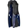 imageCressi Snorkeling Set Short Adjustable Fins Silicone Mask and Dry Snorkel Compact for Travel Adventure Set Designed in ItalyClearNavy