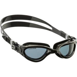 imageCressi Adult Comfortable Silicone Swimming Goggles for Indoor Pool and Outdoor Use  Flash Made in ItalyBlackBlack