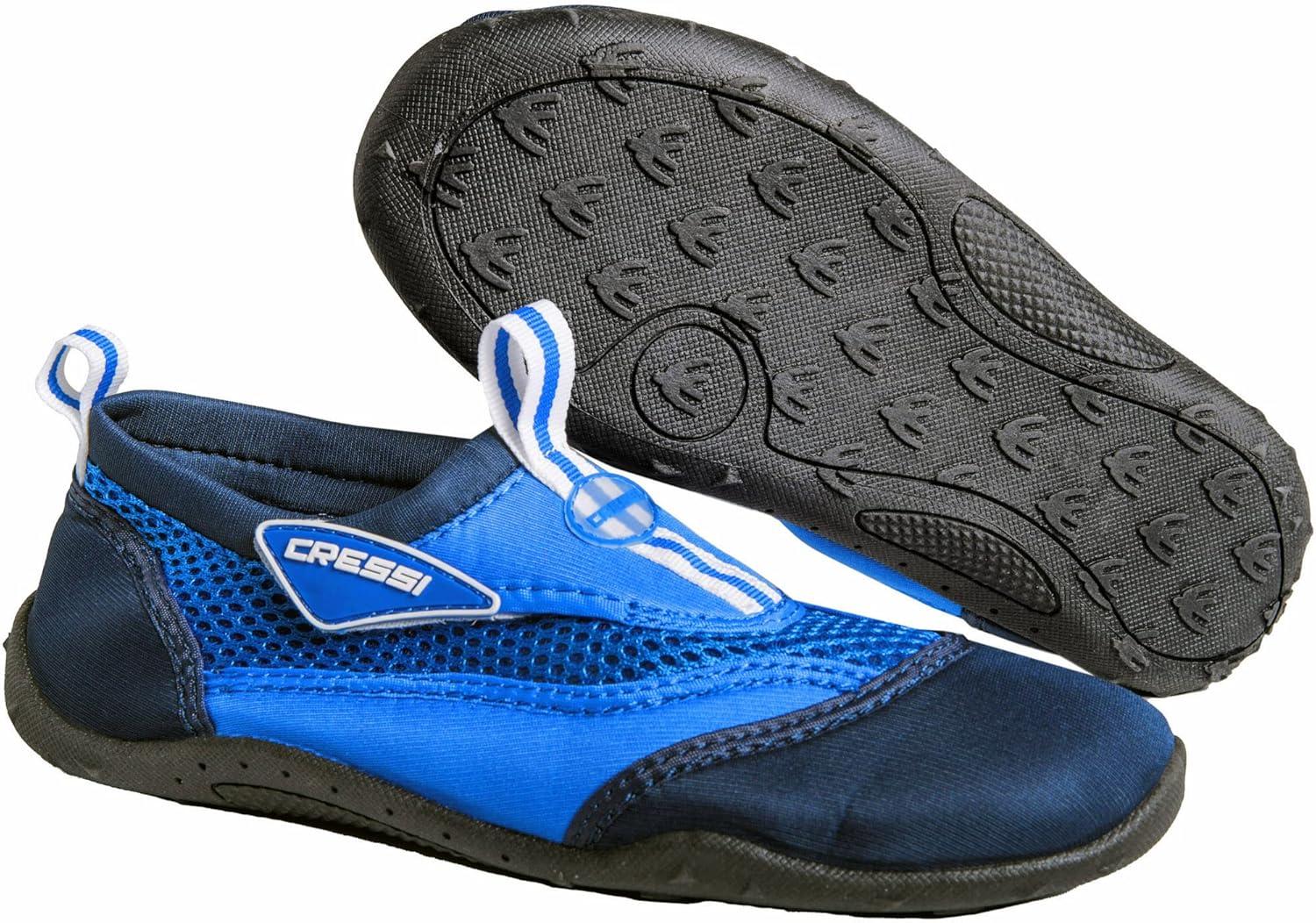 imageCressi Mens Reef Premium Aqua Beach Shoes 8 usLight Blue Blue