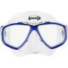 imageCRESSIHigh Quality DivingSnorkeling Mask with Action Cam AttackTransparentBlue