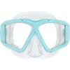 imageCressi 4Lens Panoramic Mask for Scuba Diving and Snorkeling  Comfortable and WideView  Horizon  Designed in Italy by CressiClearIce Cyan