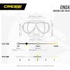 imageCressi Adult Single Lens Snorkeling Diving Mask Excellent View  Onda made in ItalyPinkPink
