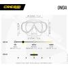 imageCressi Adult Single Lens Snorkeling Diving Mask Excellent View  Onda made in ItalyPinkPink