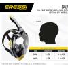 imageCressi Adult Snorkeling Full Face Mask  Wide Clear View AntiFog System  Easy Breathing Safety First  Bali Designed in ItalyBlackBlue