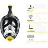 imageCressi Adult Snorkeling Full Face Mask  Wide Clear View AntiFog System  Easy Breathing Safety First  Bali Designed in ItalyBlackGrey