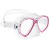 imageCressi Junior Boys and Girls Snorkeling Silicone Mask  Perla Jr  Made in ItalyClearClearPink