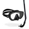 imageCressi Junior Mask ampamp Snorkel Kit Lightweight and Comfortable  Tinetto ampamp Mini Island Designed in Italy by CressiBlackBlack