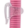 imageCressi Kids SemiDry Snorkel  SplashGuard on Top Bottom Purge Valve Silicone Mouthpiece QuickRelease Keeper  Top made in ItalyPinkClear