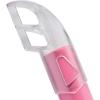 imageCressi Kids SemiDry Snorkel  SplashGuard on Top Bottom Purge Valve Silicone Mouthpiece QuickRelease Keeper  Top made in ItalyPinkClear