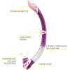 imageCressi Kids Snorkeling Kit Mask ampamp Snorkel for Children aged from 3 to 8 years old  Rocks Combo designed in ItalyPurplePink