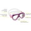 imageCressi Kids Snorkeling Kit Mask ampamp Snorkel for Children aged from 3 to 8 years old  Rocks Combo designed in ItalyPurplePink