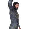 imageCressi Lampuga 2pcs Camouflage Patterned Freediving Wetsuit Jacket ampamp Pants Loading Chest Pad Knee Protection Anatomical Design  Lampuga Designed in ItalyCamouflage Pelagic Fish