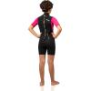 imageCressi Shorty Junior Wetsuit for Snorkeling Surfing Paddleboarding  for Kids age 2 to 13 Years Old  Made of DoubleLined 3mm Neoprene Ideal for Medium Cold Water  Med X Junior designed in ItalyBlackPink