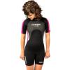 imageCressi Shorty Junior Wetsuit for Snorkeling Surfing Paddleboarding  for Kids age 2 to 13 Years Old  Made of DoubleLined 3mm Neoprene Ideal for Medium Cold Water  Med X Junior designed in ItalyBlackPink