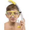imageCressi Snorkeling Silicone Set Mask ampamp Snorkel for Kids ages 5 to 15 years old  Pegaso ampamp Iguana designed in ItalyClearYellow