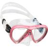 imageCressi Snorkeling Silicone Set mask ampamp Dry Snorkel for Kids Aged 5 to 15 Year Old  Ocean Junior Designed in ItalyClearPink