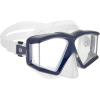 imageCressi 4Lens Panoramic Mask for Scuba Diving and Snorkeling  Comfortable and WideView  Horizon  Designed in Italy by CressiClearNavy