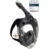 imageCressi Adult Snorkeling Full Face Mask  Wide Clear View AntiFog System  Easy Breathing Safety First  Bali Designed in ItalyBlackGrey