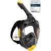 imageCressi Adult Snorkeling Full Face Mask  Wide Clear View AntiFog System  Easy Breathing Safety First  Bali Designed in ItalyBlackYellow