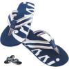 imageCressi Mens Kids Portofino Beach FlipFlopsWhiteBlue Size 39BlueWhite