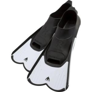 imageCRESSI DP183033 Swimming Fin Light Kid Short Fin Lightweight Fin for Swimming Training Blade Over Foot Pockets White 79  83 inches 20  21 cm
