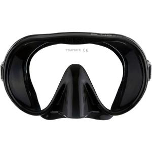 imageCressi Adult Frameless Diving Mask  Wide View Mono Lens  Low Internal Volume  Pure Soft Silicone  Musa Designed in ItalyBlack