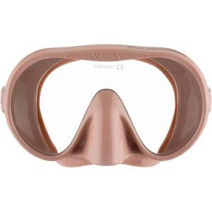 imageCressi Adult Frameless Diving Mask  Wide View Mono Lens  Low Internal Volume  Pure Soft Silicone  Musa Designed in ItalyRose Gold