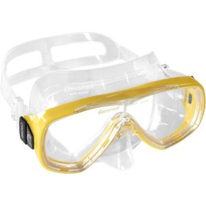 imageCressi Adult Single Lens Snorkeling Diving Mask Excellent View  Onda made in ItalyYellow