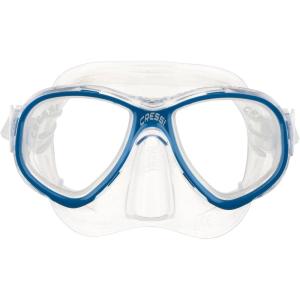 imageCressi Junior Boys and Girls Snorkeling Silicone Mask  Perla Jr  Made in ItalyClearClearBlue