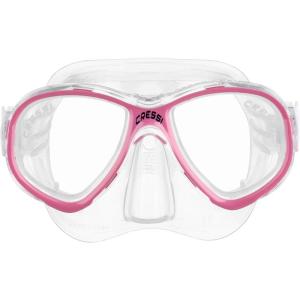 imageCressi Junior Boys and Girls Snorkeling Silicone Mask  Perla Jr  Made in ItalyClearClearPink