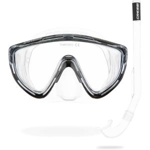 imageCressi Junior Mask ampamp Snorkel Kit Lightweight and Comfortable  Tinetto ampamp Mini Island Designed in Italy by CressiClearBlack