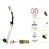 imageCressi Adult Dry Snorkel for Scuba Diving Snorkeling with Dry Guard and Purge Valve  Itaca Ultra Dry made in ItalyClearPink