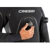 imageCressi Adult Man Scuba Diving Hooded Drysuit  4Mm Compressed Neoprene  Liquid Seal Seams  Desert Designed in Italy by CressiBlack
