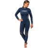 imageCressi Ladies Full Wetsuit BackZip for Scuba Diving ampamp Water Activities  Fast 3mm Designed in ItalyBlueGrey