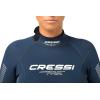 imageCressi Ladies Full Wetsuit BackZip for Scuba Diving ampamp Water Activities  Fast 3mm Designed in ItalyBlueGrey