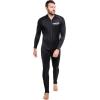 imageCressi Thermal Undersuit Light and Easy to Don and Doff Provides Warmth to Be Worn with Scuba Diving DrysuitBlack
