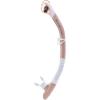 imageCressi Adult Diving Dry Snorkel with Splash Guard Top Valve and Silicone Mouthpiece Scilla Dry Designed in ItalyRose Gold