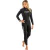 imageCressi Full Diving Snorkeling Mens and Ladies Wetsuit 25mm in Premium High Stretch Neoprene  Maya Designed in ItalyBlackLilac