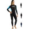 imageCressi Ladies Ultraspan Scuba Diving Wetsuit Made in Premium Material  Morea Designed in Italy Quality Since 1946BlackAquamarine