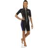 imageCressi Womens Short Front Zip Wetsuit for Surfing Snorkeling Scuba Diving Lido Short LadyBlackPurple