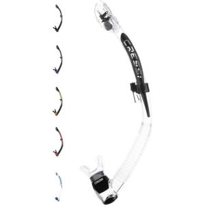 imageCressi Adult Dry Snorkel for Scuba Diving Snorkeling with Dry Guard and Purge Valve  Itaca Ultra Dry made in ItalyClearBlack