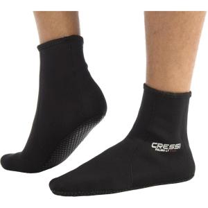 imageCressi Adult Premium 3 mm Nonslip Neoprene Diving Socks to Keep Feet Warm Palma LT Designed in ItalyBlackBlack