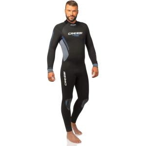 imageCressi Mens Full Wetsuit BackZip for Scuba Diving ampamp Water Activities  Fast 7mm designed in ItalyBlackBlue