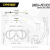 imageCressi Adult Wide View Comfortable Snorkeling Mask ampamp Snorkel  Onda ampamp Mexico made in ItalyBlue