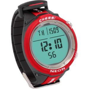 imageCressi Neon Scuba Diving Watch Computer  4 Programs  AirNitrox Freediving Gage  Made in Italy Quality Since 1946BlackRed